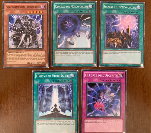 Lotto 5 carte - yu-gi-oh,