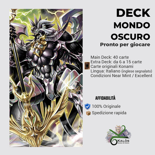 Yugioh mazzo deck mondo - mazzo,